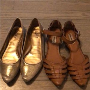 Steve Madden and Ann Taylor Loft flats